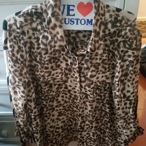 Leopard blouse